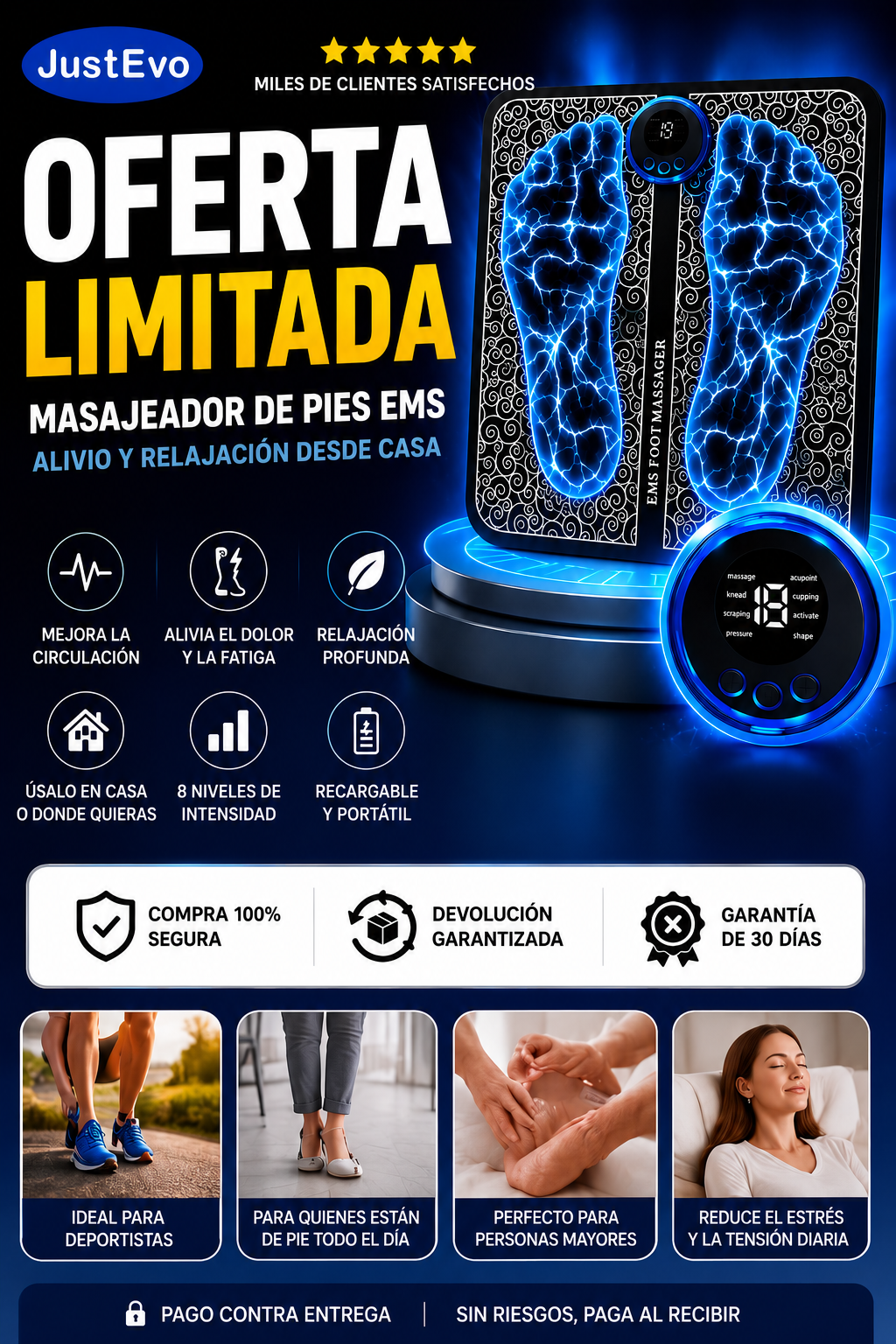 🎁 Masajeador electrico para pies