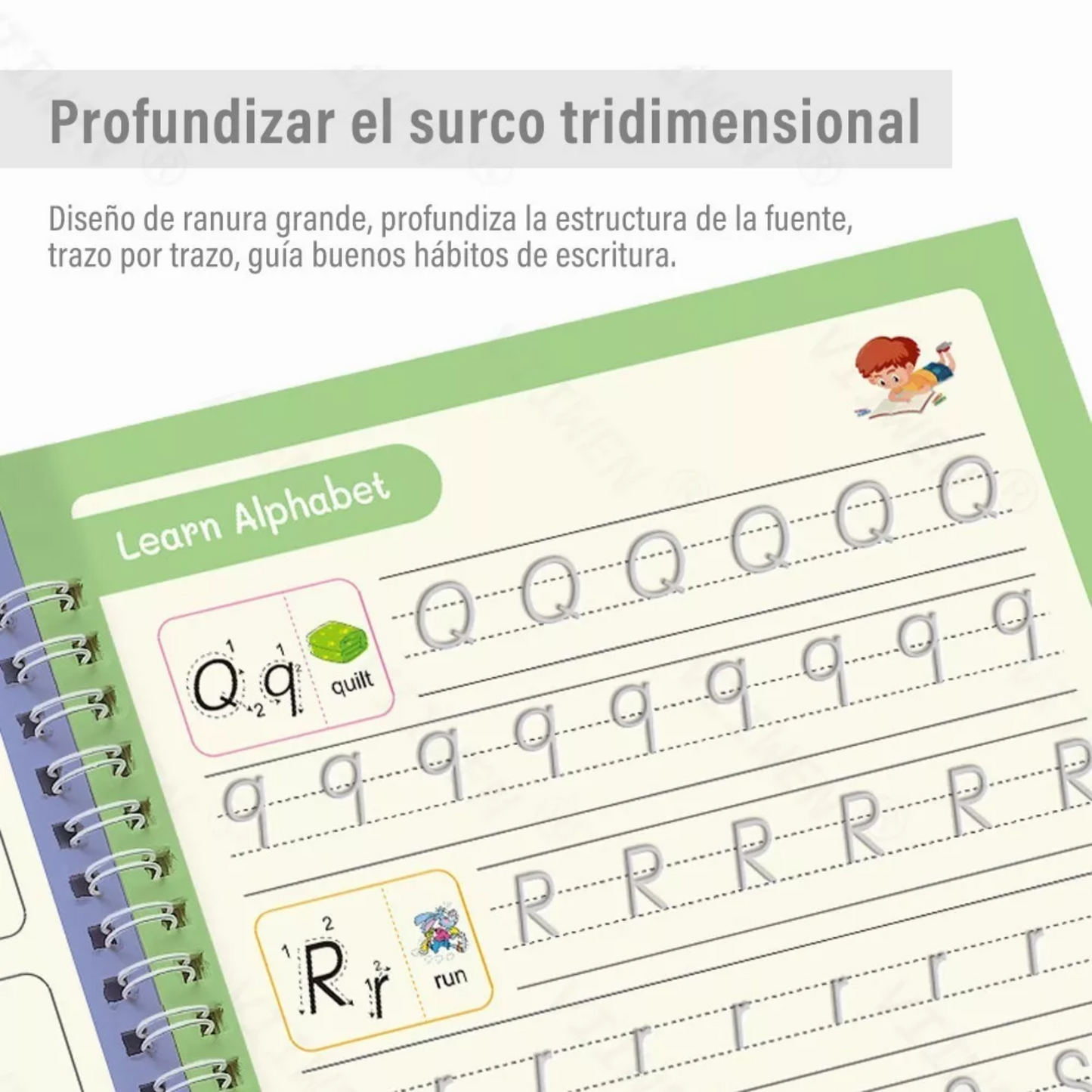 🧒 Set Cuaderno Magic Caligrafía Montessori