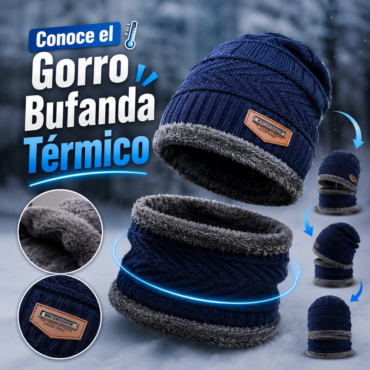 G - GORRO CON BUFANDA