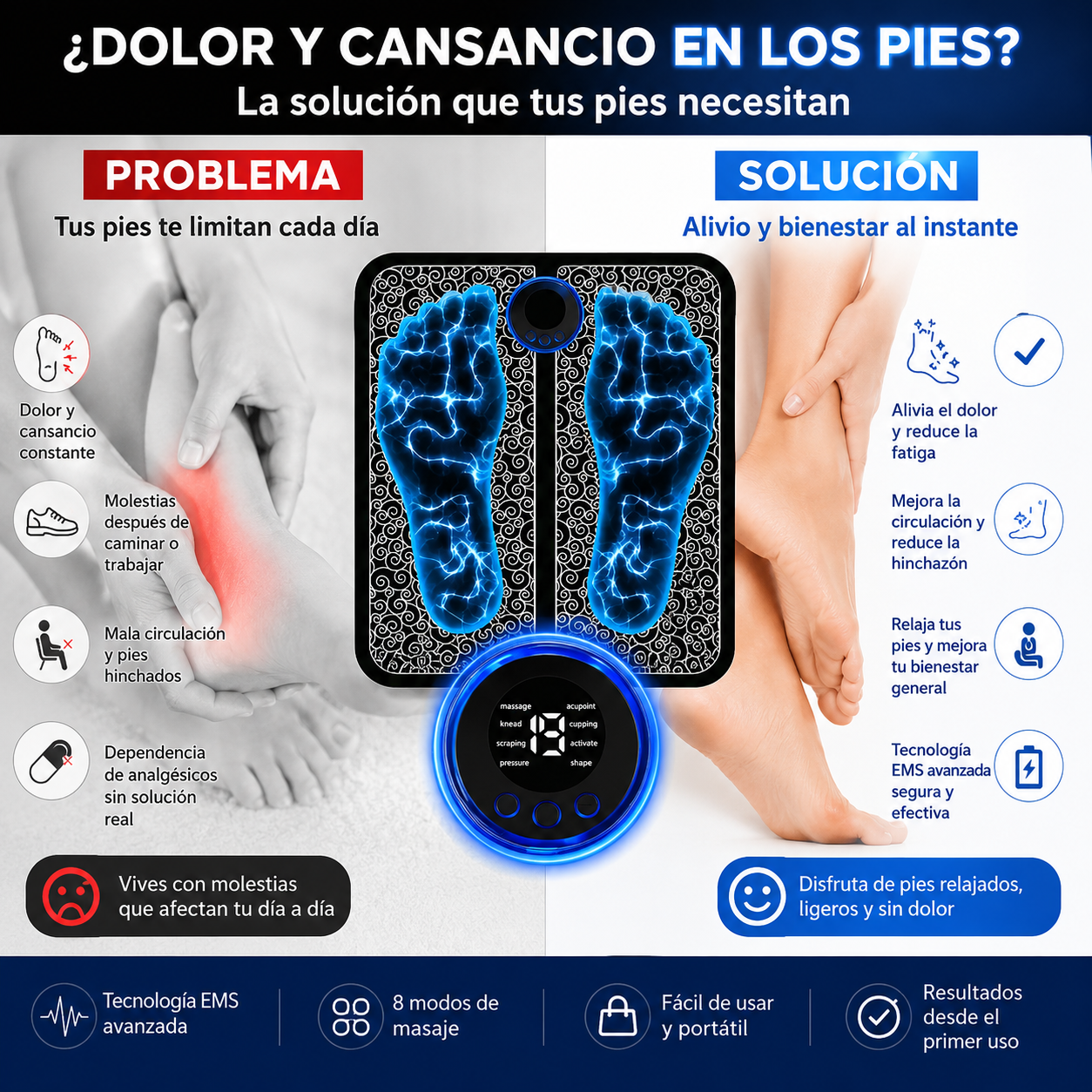 🎁 Masajeador electrico para pies